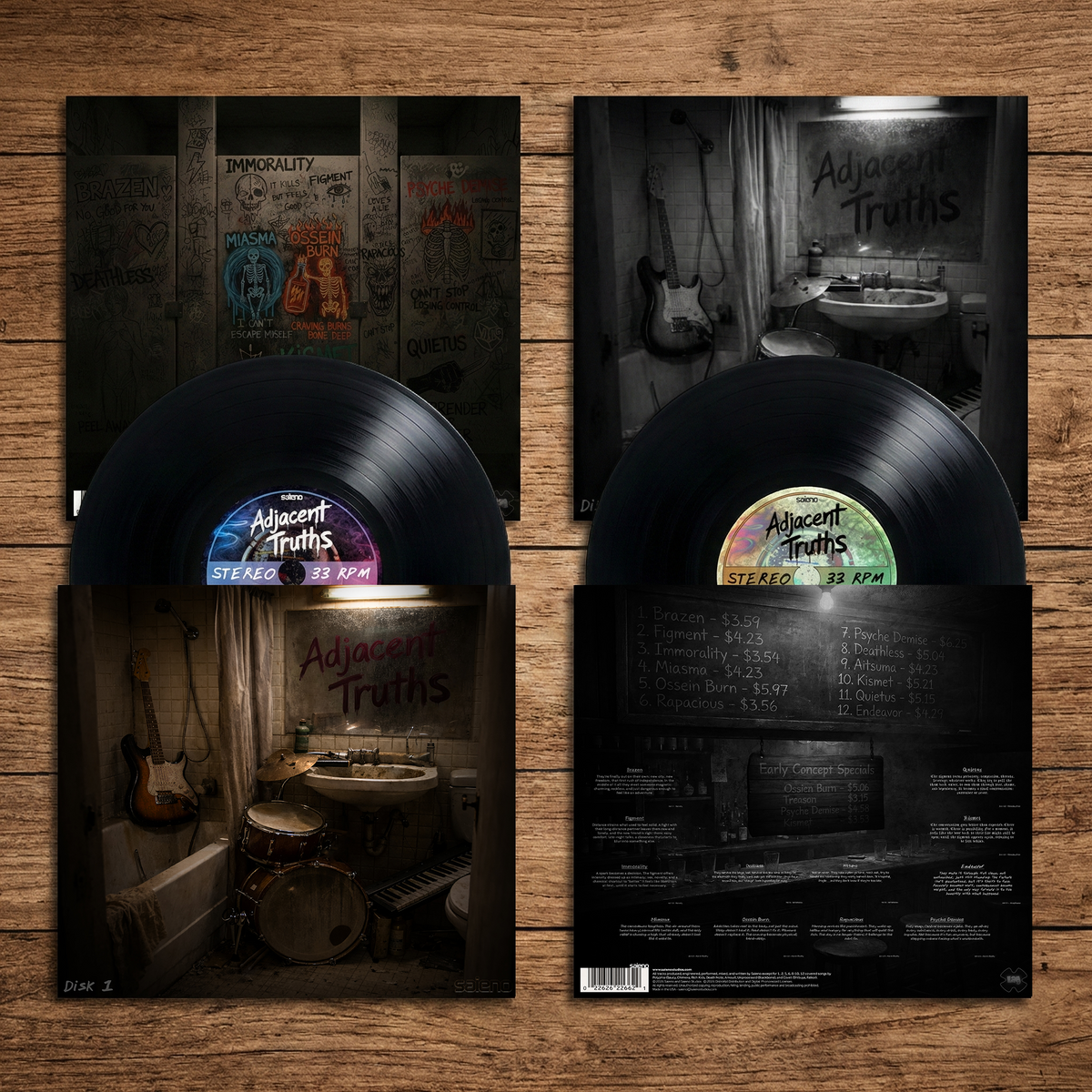 Adjacent Truths Black Vinyl Collection
