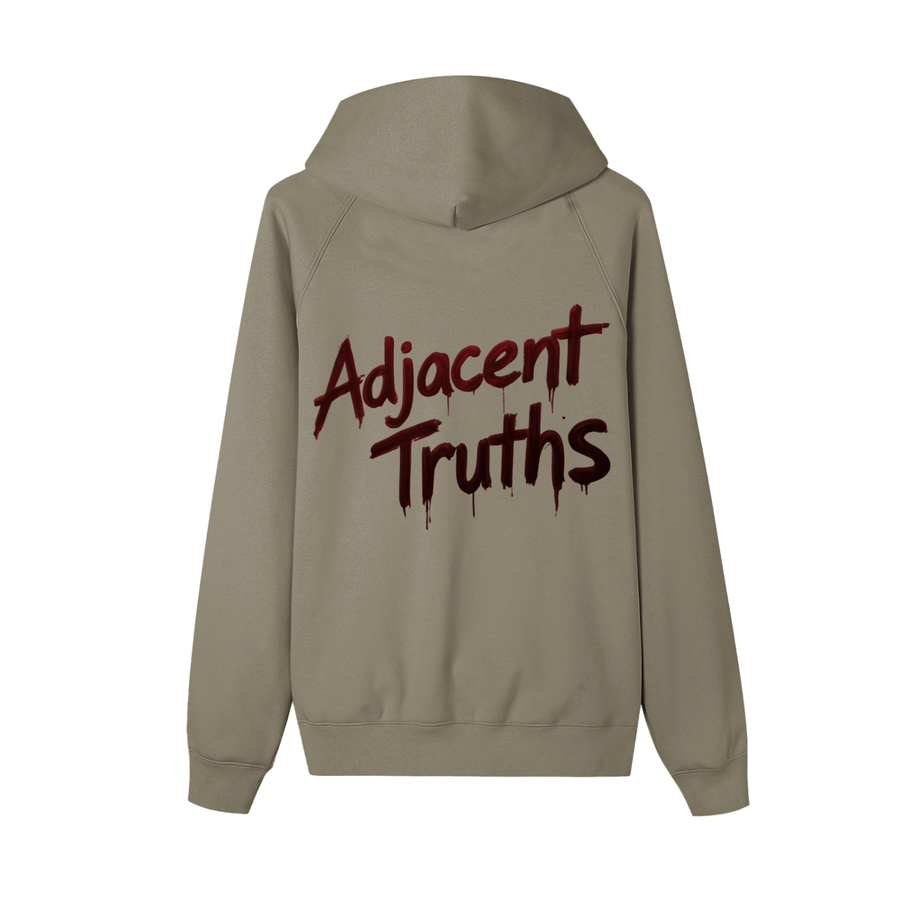 Adjacent Truths Zip-up Fleece Hoodie